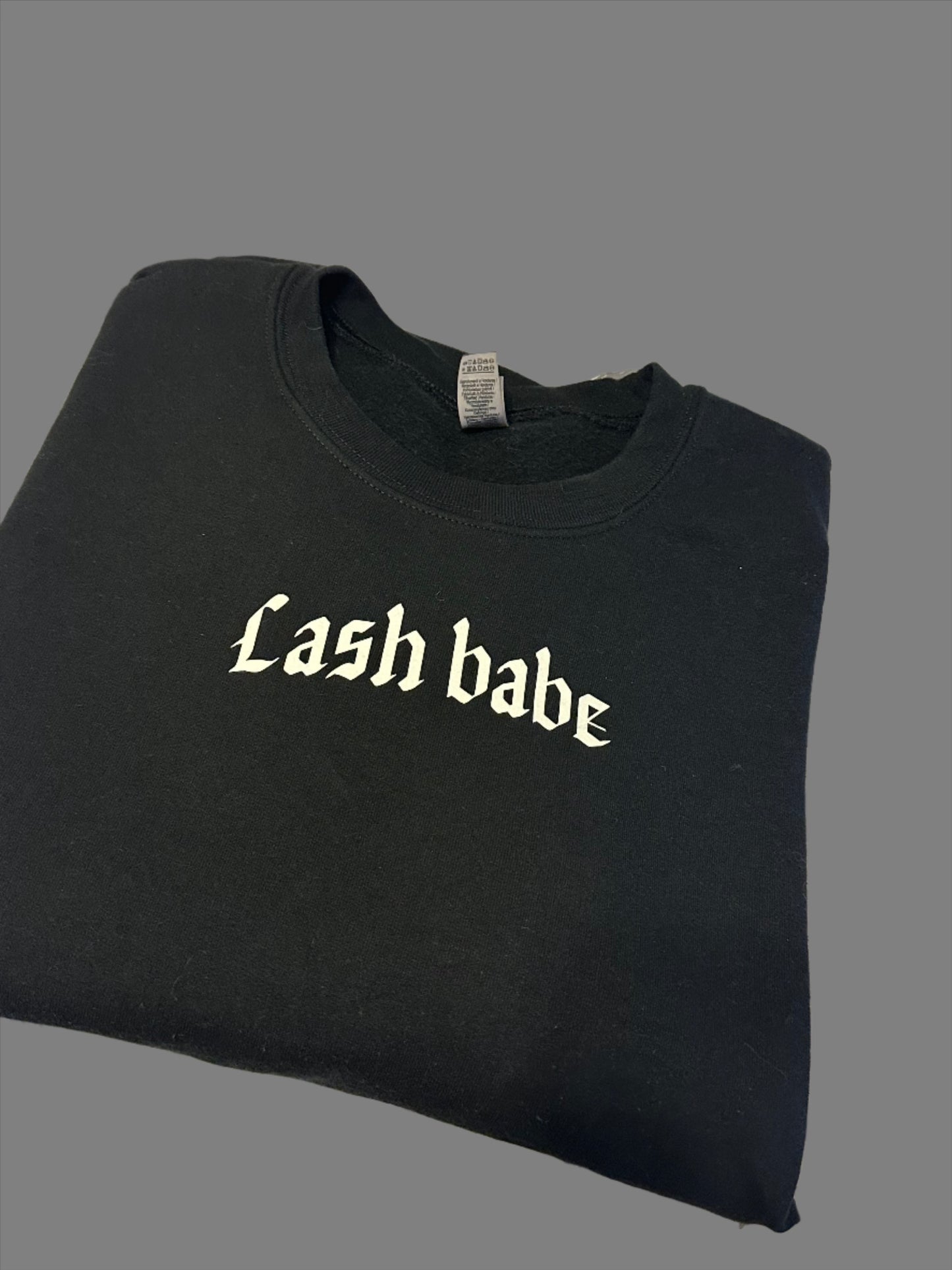 Lash babe crewneck sweatshirt