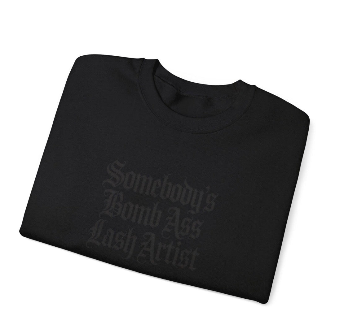 Lash Artist crewneck sweater