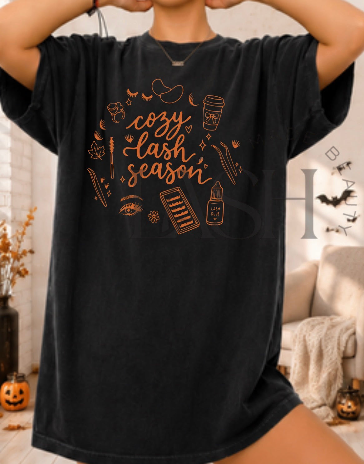 Cozy Lash Season Comfort Colors® T-Shirt | Lash Artist Fall Tee