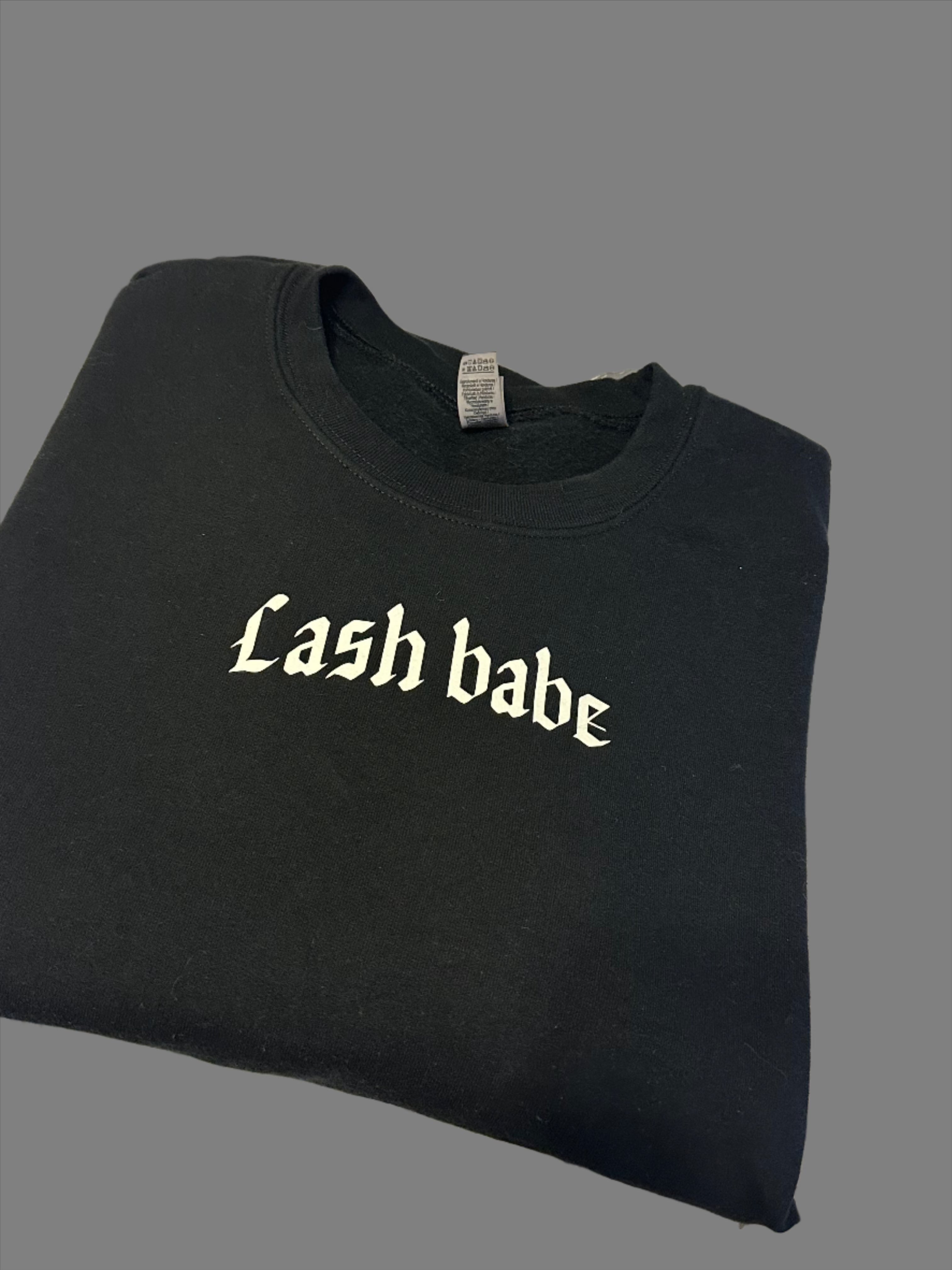 Lash babe crewneck sweatshirt